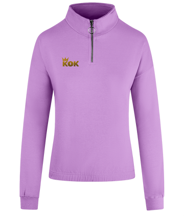 AWDis Women's Cropped ¼ Zip Sweat - Kok Design