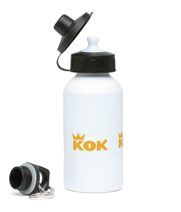 400ml Water Bottle Kok Front Back and Middle