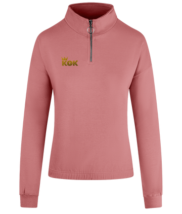 AWDis Women's Cropped ¼ Zip Sweat - Kok Design