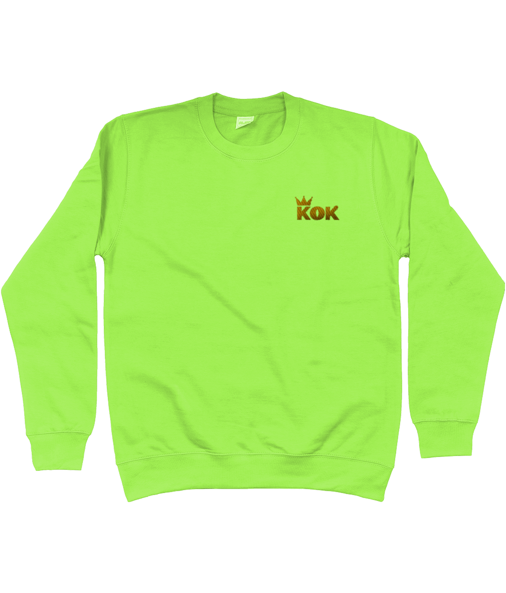 Kok Embroidered AWDis Sweatshirt (Golden Logo)