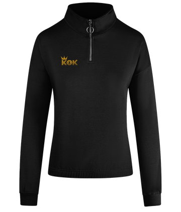 AWDis Women's Cropped ¼ Zip Sweat - Kok Design