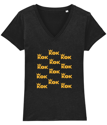 Stella Evoker Ladies Multiple Kok V Neck T-Shirt