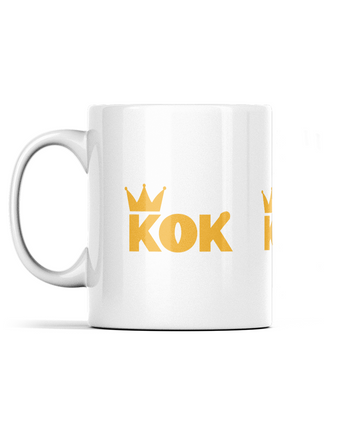 Mug With Kok Front Back and Middle