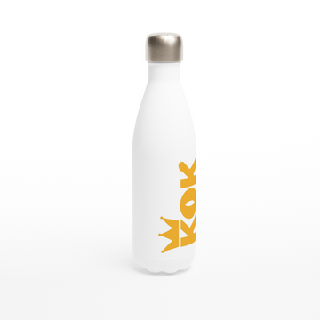 Kok Bottle - White 17oz Stainless Steel Water Bottle