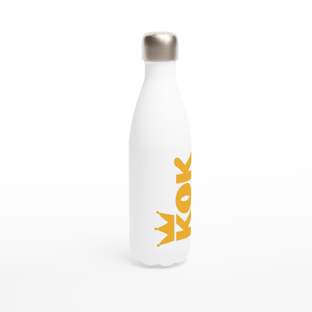 Kok Bottle - White 17oz Stainless Steel Water Bottle